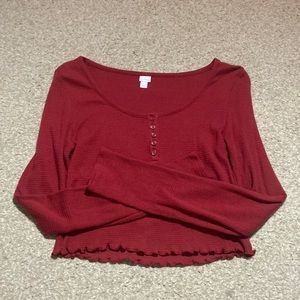 Red colsie long sleeve
